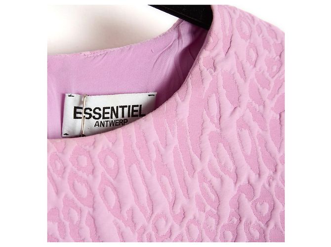 Essentiel Antwerp Top Essential Antwerp FR38 Reciclado Jacquard Rosa - vista 3