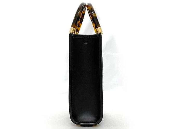 Borsa Fendi 2 in 1 in pelle nera Nero - vista 3