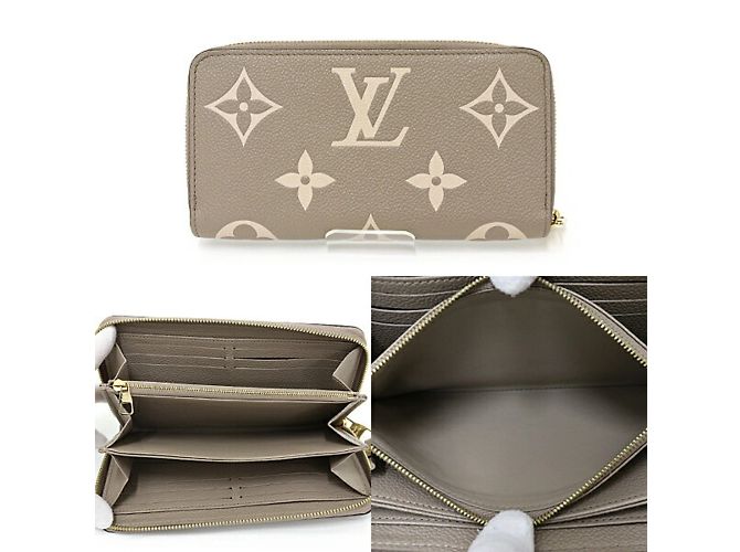 Portafoglio Zippy Louis Vuitton in Tourterelle Grigio - vista 2