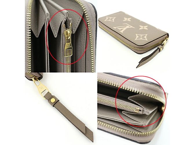 Portafoglio Zippy Louis Vuitton in Tourterelle Grigio - vista 3
