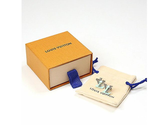 Ohrringe Louis Vuitton Blau - Ansicht 2