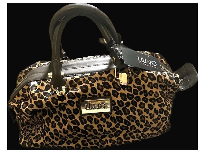 Liu.Jo Leather Handbag Leopard Print - view 2