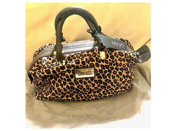Liu.Jo Leather Handbag Leopard Print - view 3