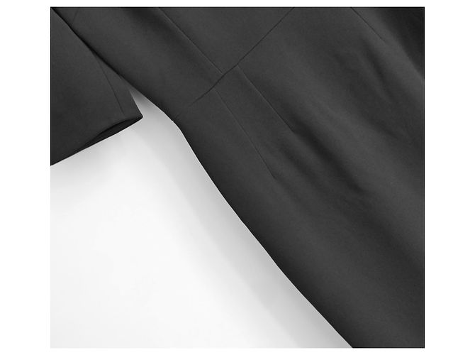 Schwarzes Krepp-Shiftkleid von Dolce & Gabbana - Ansicht 2