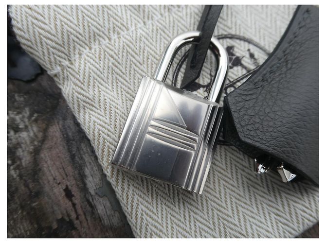 campanella, linguetta e lucchetto hermès nuovo per borsa hermès kelly messenger dustbag Cachi - vista 6