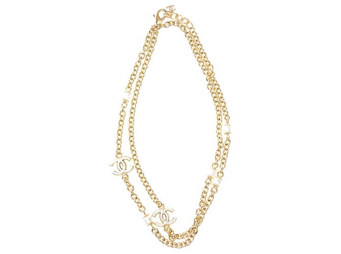 Gioielli CHANEL CC in Metallo Dorato - 102078 D'oro - vista 4
