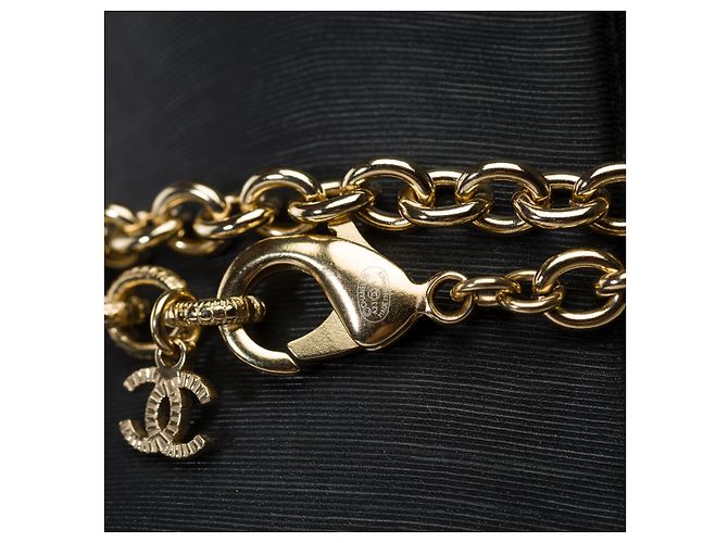 Gioielli CHANEL CC in Metallo Dorato - 102078 D'oro - vista 8