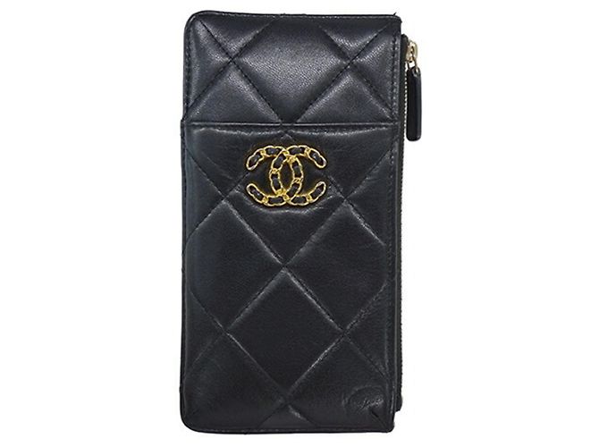 Portafoglio da donna Chanel 19 Nero - vista 2