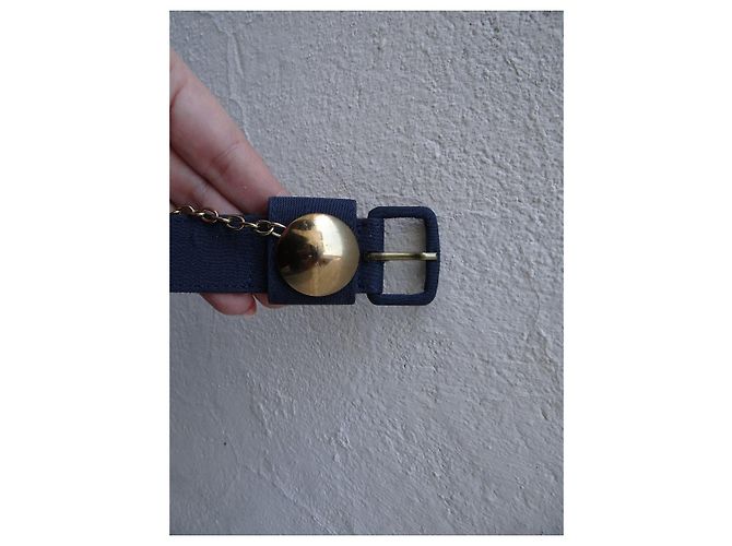 Abito Chloé in seta blu navy - vista 7