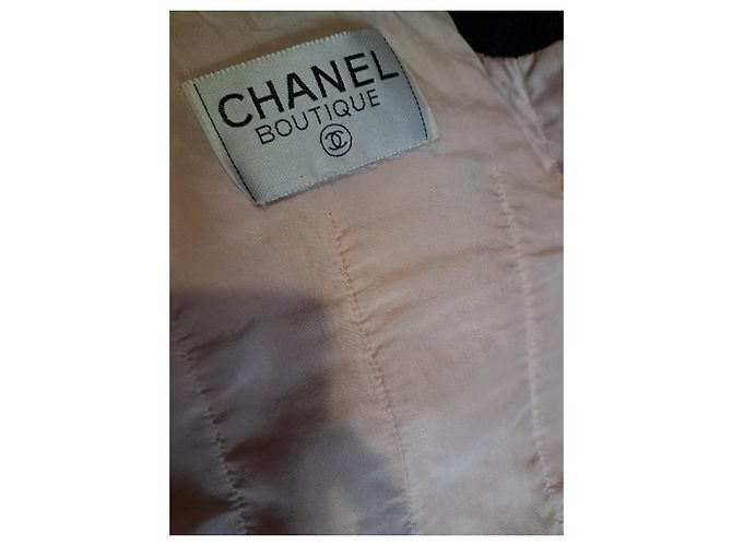Chaqueta de Material de Espuma Chanel Rosa - vista 4
