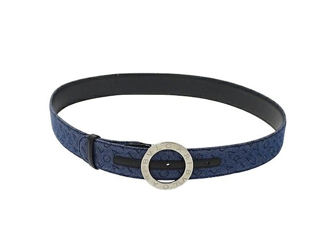 Bulgari Bvlgari Men's Mania Denim Belt - view 3