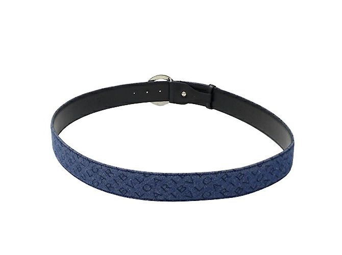 Bulgari Bvlgari Men's Mania Denim Belt - view 4
