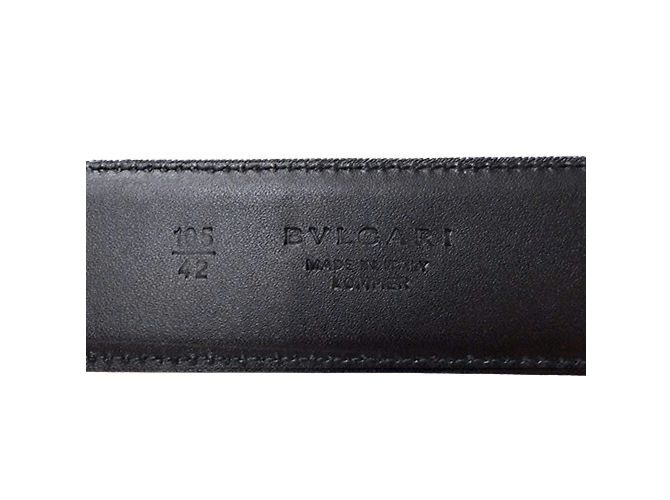 Bulgari Bvlgari Men's Mania Denim Belt - view 6