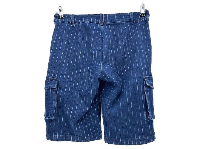 Autre Marque Miaou shorts T.International S Cotone Blu - vista 2