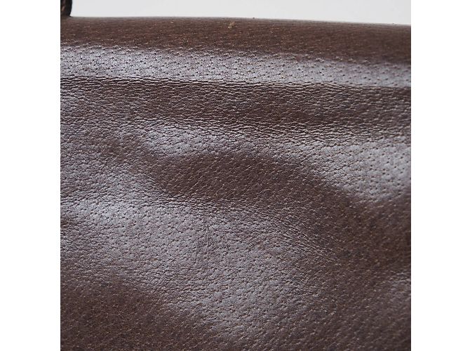 GUCCI Alte Leder Schultertasche Braun - Ansicht 12