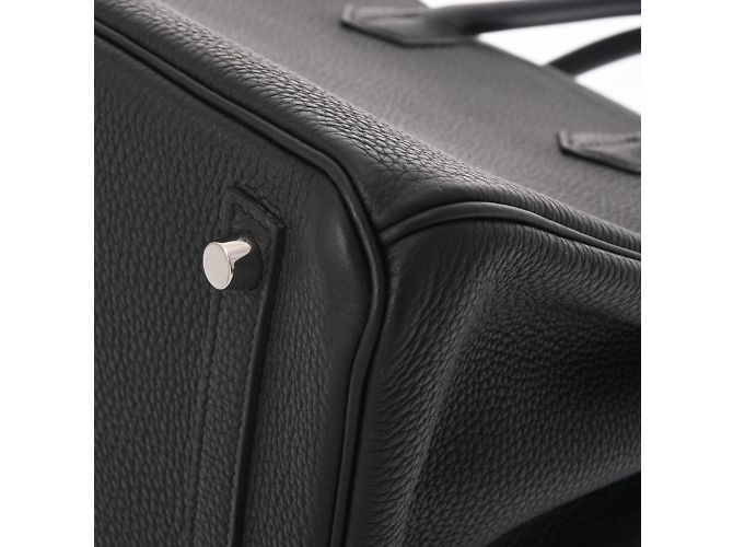Borsa Hermès Birkin 30 Nero - vista 10
