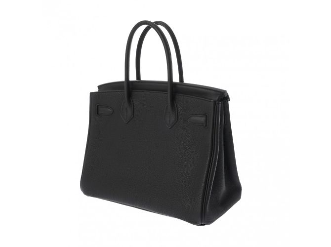 Borsa Hermès Birkin 30 Nero - vista 3