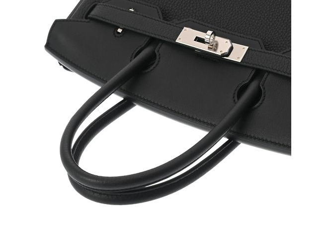 Borsa Hermès Birkin 30 Nero - vista 4