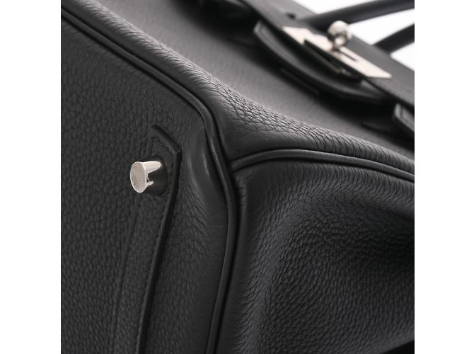 Borsa Hermès Birkin 30 Nero - vista 8