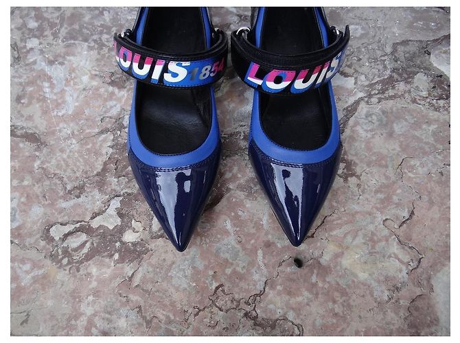 Bailarinas Louis Vuitton de cuero y charol 36 FR Multicolor - vista 3