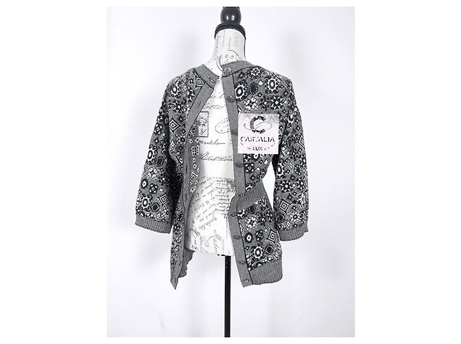 Chanel Neuer CC Buttons Runway Pullover Mehrfarben - Ansicht 3