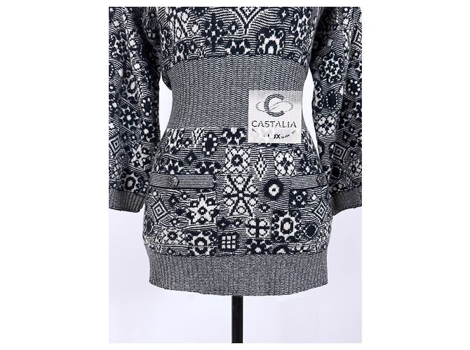 Chanel Neuer CC Buttons Runway Pullover Mehrfarben - Ansicht 8