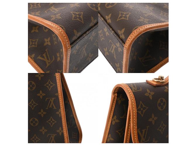 Borsa Clutch Beverly Marrone Monogramma Louis Vuitton - vista 10