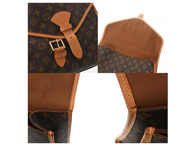 Borsa Clutch Beverly Marrone Monogramma Louis Vuitton - vista 11