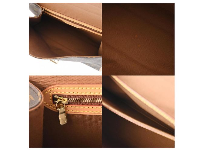 Borsa Clutch Beverly Marrone Monogramma Louis Vuitton - vista 12