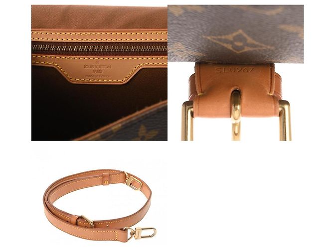 Borsa Clutch Beverly Marrone Monogramma Louis Vuitton - vista 13