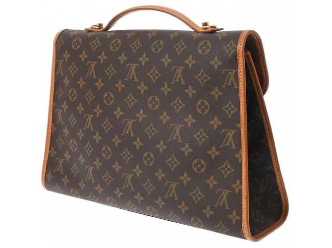 Borsa Clutch Beverly Marrone Monogramma Louis Vuitton - vista 3