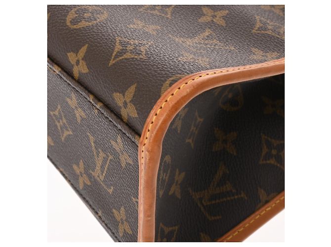Borsa Clutch Beverly Marrone Monogramma Louis Vuitton - vista 9