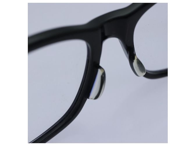 Gafas de plástico GUCCI Web Sherry Line Date negras rojas verdes Auth 87728 Negro - vista 8