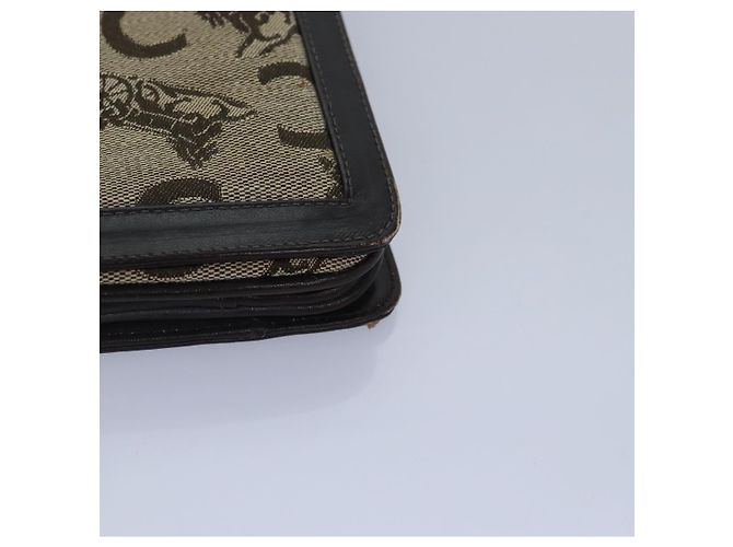 Céline BORSO A SPALLA CELINE C Saluki Tela Beige Auth 88426 - vista 16
