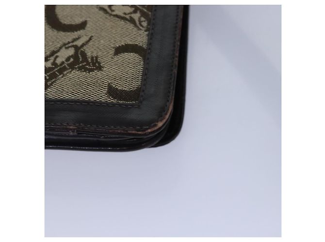 Céline BORSO A SPALLA CELINE C Saluki Tela Beige Auth 88426 - vista 8