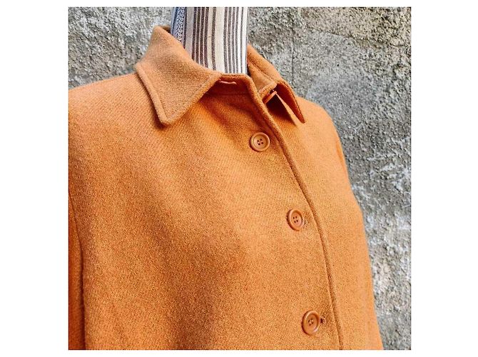 Giacca cappottino arancione vintagr Gerard Darel - vista 5