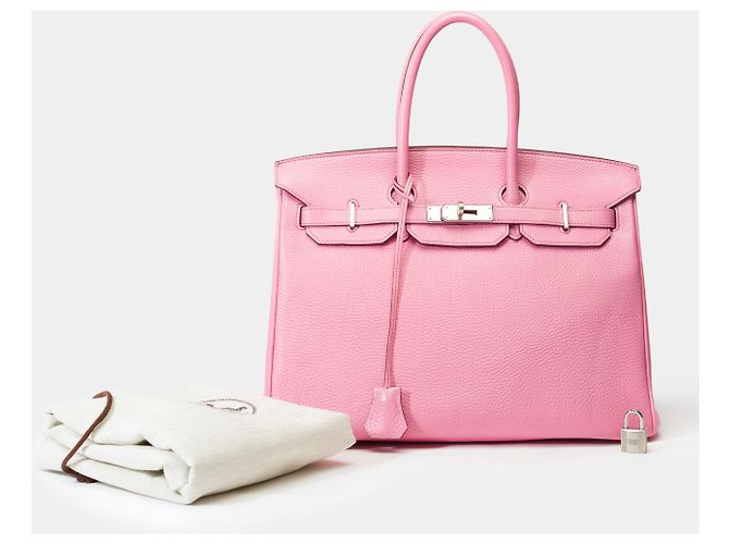 Hermès Bolso HERMES Birkin 35 en Cuero Rosa - 102110 - vista 2