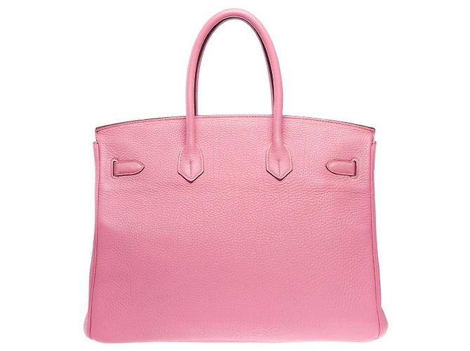 Hermès Bolso HERMES Birkin 35 en Cuero Rosa - 102110 - vista 4
