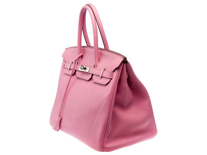 Hermès Bolso HERMES Birkin 35 en Cuero Rosa - 102110 - vista 5