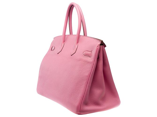 Hermès Bolso HERMES Birkin 35 en Cuero Rosa - 102110 - vista 6
