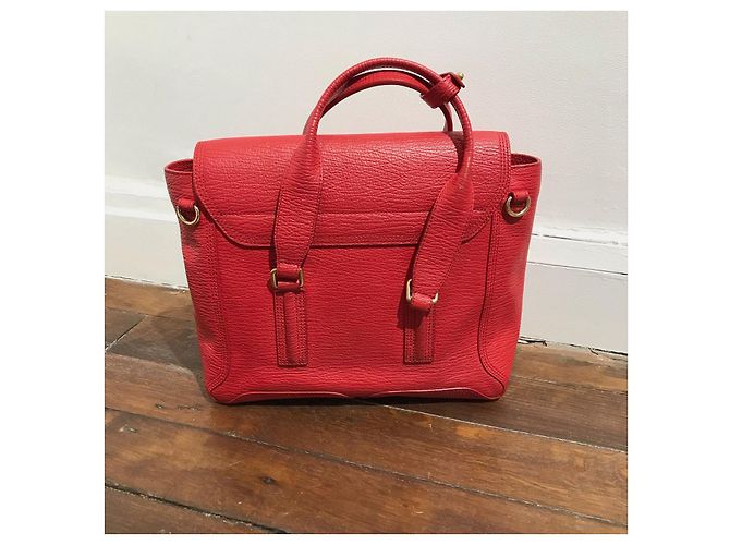 3.1 PHILLIP LIM Borse T. Pelle Rosso - vista 2