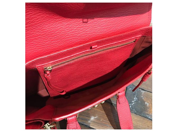 3.1 PHILLIP LIM Borse T. Pelle Rosso - vista 5