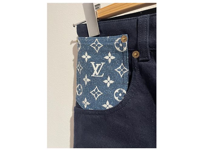 LOUIS VUITTON Jeans T.FR 34 Algodón Azul - vista 2