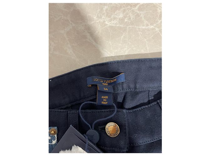 LOUIS VUITTON Jeans T.FR 34 Algodón Azul - vista 7