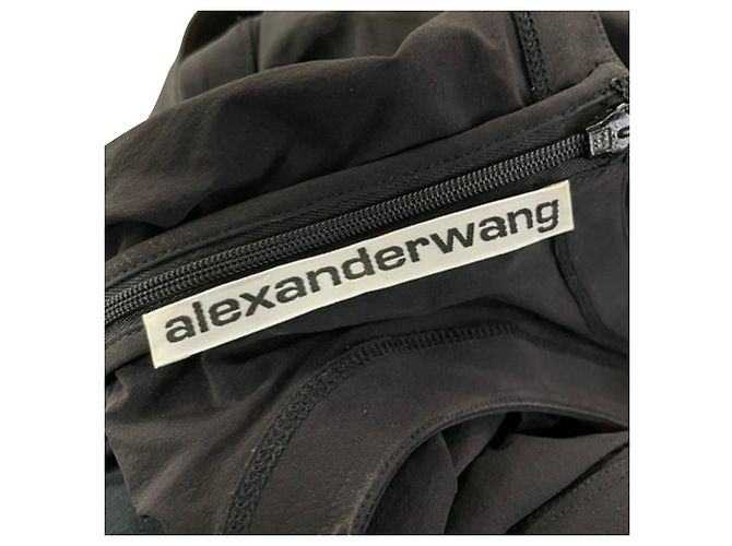 Autre Marque Top sin mangas Alexander Wang en sintético negro - vista 3
