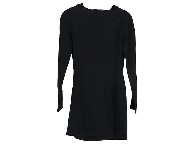 Abito Mini Roland Mouret in Viscosa Nera Nero - vista 2