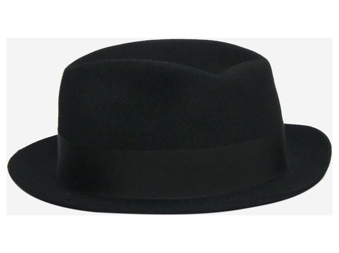 Borsalino Cappello trilby nero - vista 2
