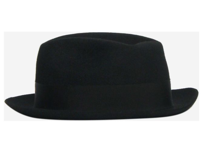 Borsalino Cappello trilby nero - vista 3