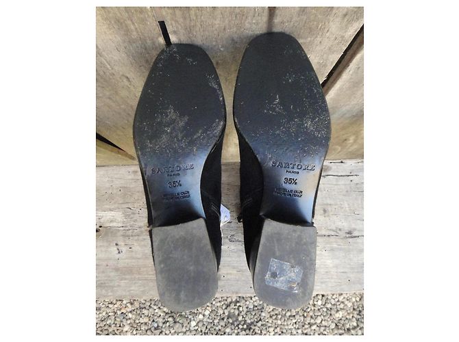 Autre Marque Botines Sartore de ante negro - vista 5