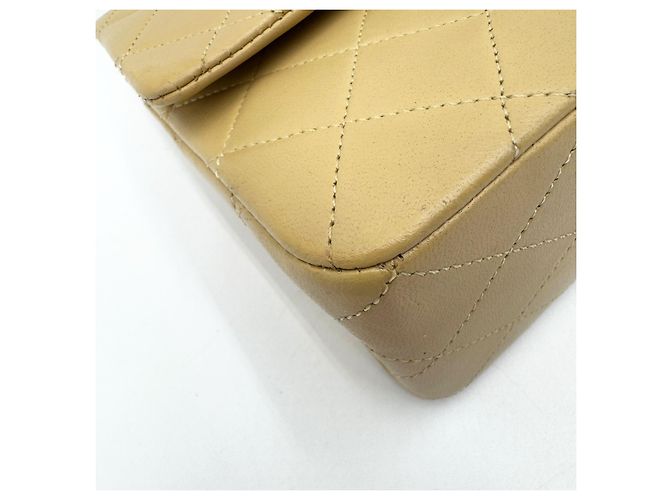 Timeless Chanel Clássico Atemporal Fecho Giratório Médio Duplo com GHW 24K Bege - vista 6